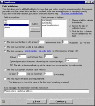 Web Form Processor and Validator screenshot